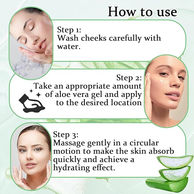 8PCS Aloe Vera Gel for Face & Skin,Organic Aloe Vera Gel,Hydrating After Sun Cream for Travel Size,Moisturizing Lotion for Skincare,After Sun Lotion for All Skin Type(H)