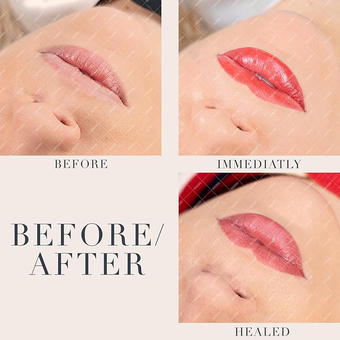 Biotek Lip Pigment for Permanent Makeup - Light Brown Color for Lip - Made in Italy - Romantic 0,24 fl.oz.