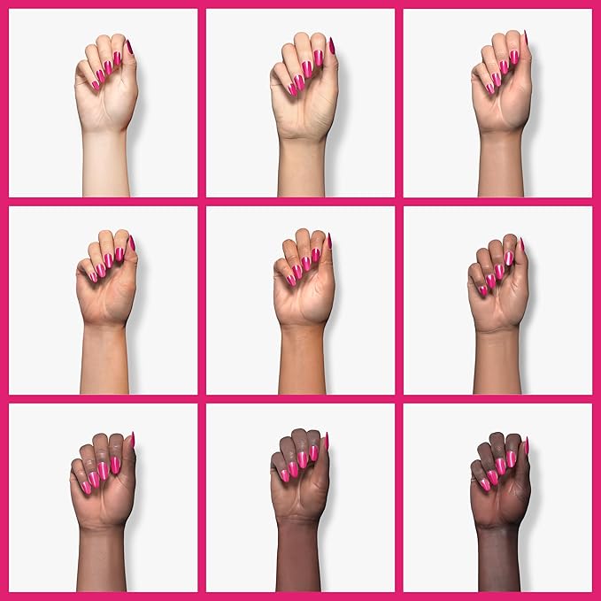Essie Salon-Quality Nail Polish, 8-Free Vegan, Magenta Pink, Pencil Me In, 0.46 fl oz