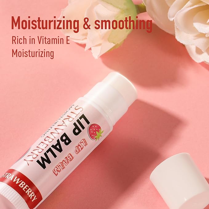 AZEN 24 Pack Lip Balm Stocking,