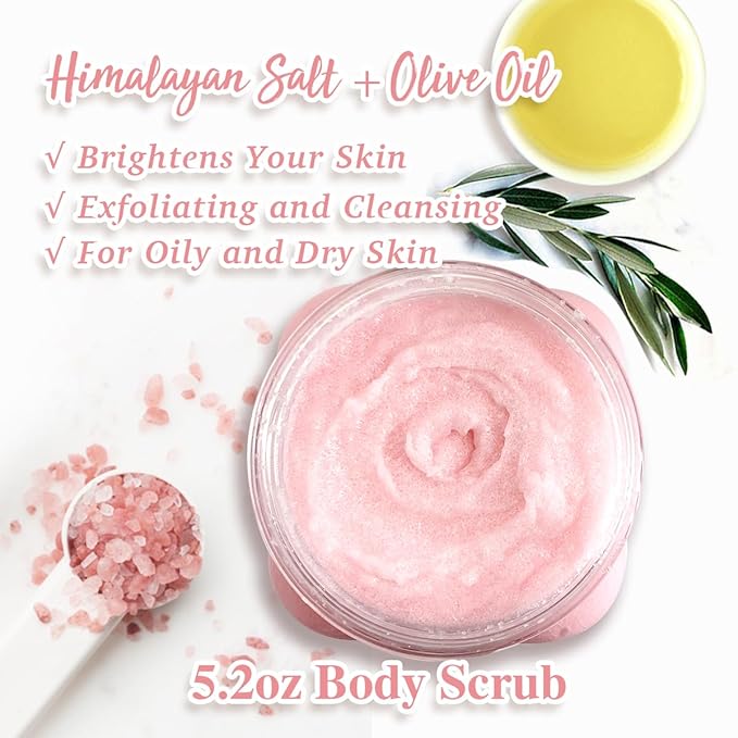 Birthday Gifts For Women-Assorted 4 Shower Exfoliating