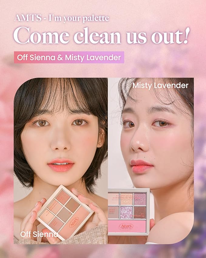 AMTS Eyeshadow Off Sienna & Misty Lavender Palettes
