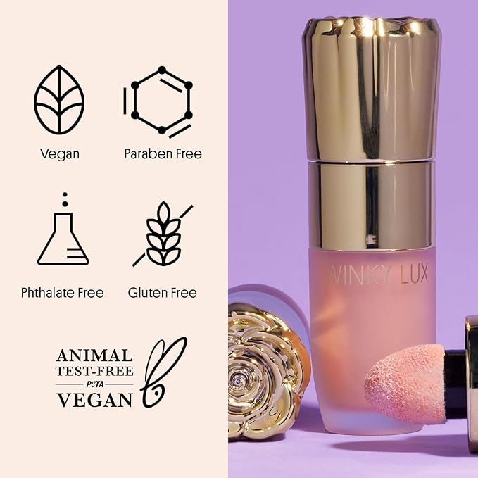 Winky Lux Cheeky Rose Liquid Highlighter, Gel Cream