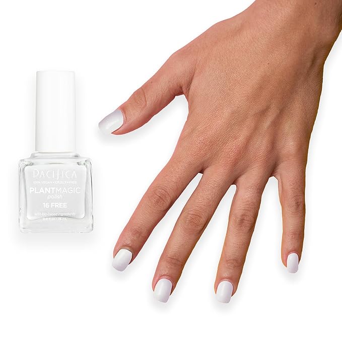 Pacifica Natural Nail Polish– Plant Magic Holographic Nail Polish - Plant Based, Non-Toxic & Clinically Tested - Lasting Colors, Glossy, Chip-Resistant Clean Beauty Dermatologist Approved, Diamond