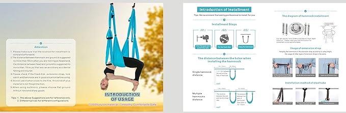 Aerial Yoga Swing Set Trapeze Yoga Hammock Kit