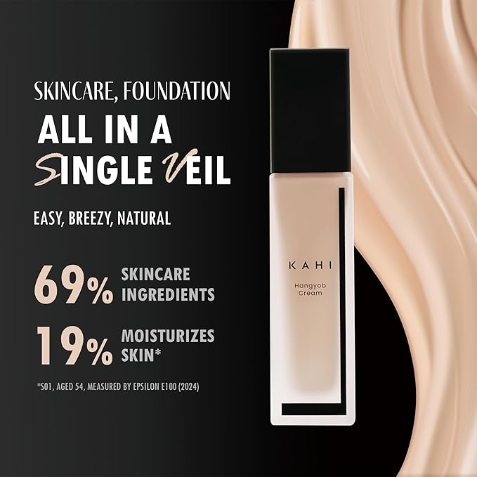 KAHI Single Veil Cream | Hangyob Foundation | fl oz