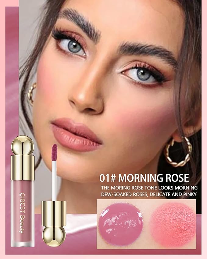 Liquid Blush Wand, Creme Matte Finish Looking, Dewy Women-# 01