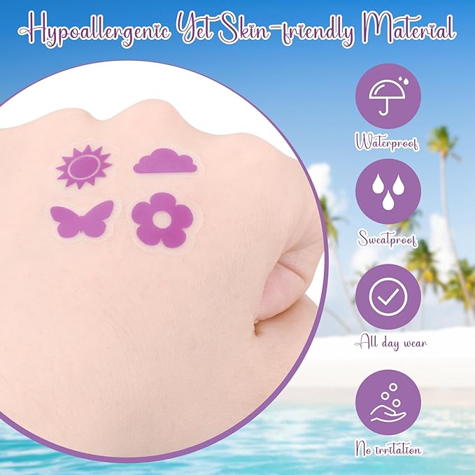 80 Pcs UV Stickers for