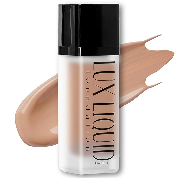 Organic Aloe-Based LUX Liquid Foundation, Natural Vegan Gluten-Free