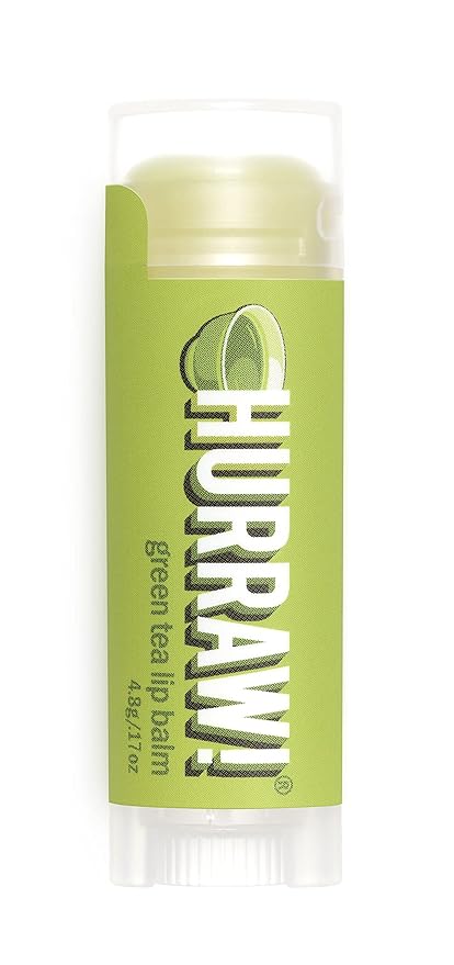 Hurraw! Green Tea Lip Balm: Organic,