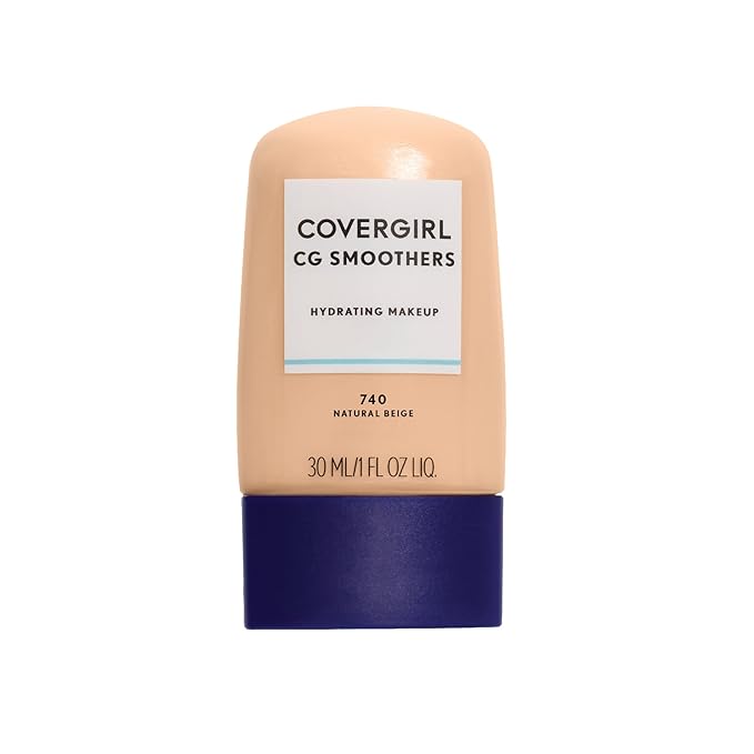 COVERGIRL Smoothers Hydrating Makeup Foundation, Natural Beige (packaging of 1)