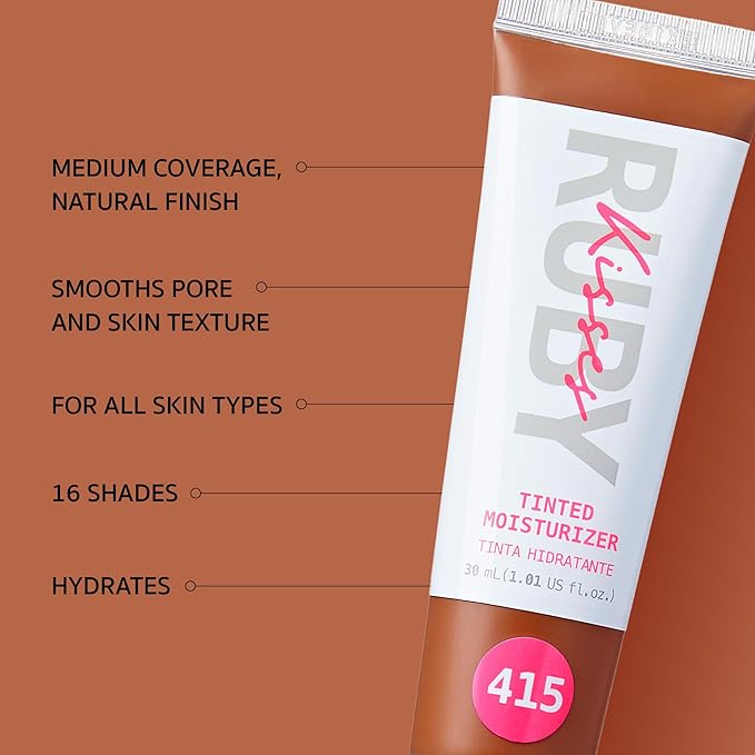 Ruby Kisses Tinted Moisturizer, Hydration, Calm & Revitalize