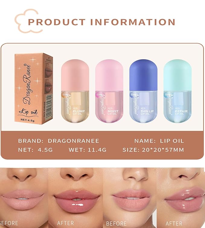 2Pcs Ginger Mint Lip Plumper Set, Plumping