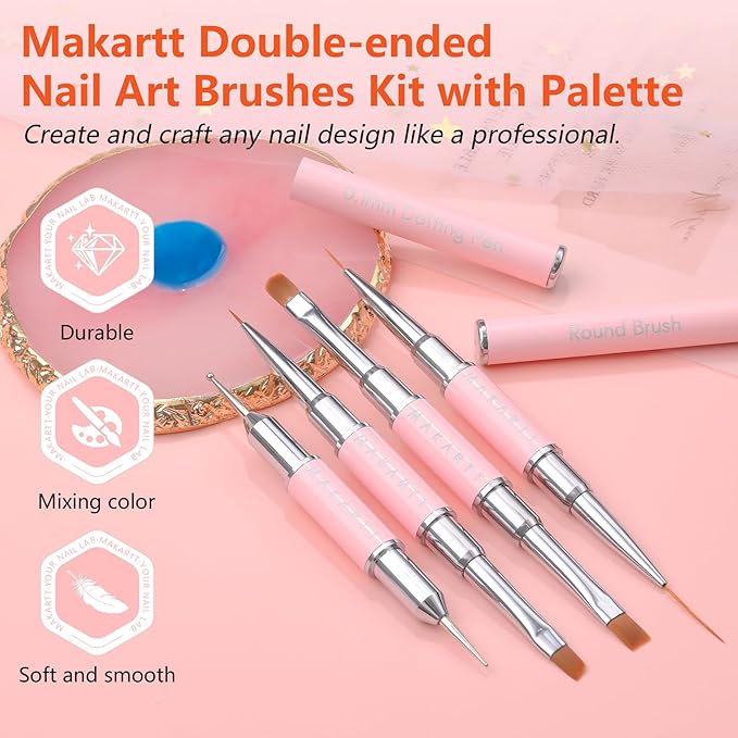 Makartt nail art brushes with