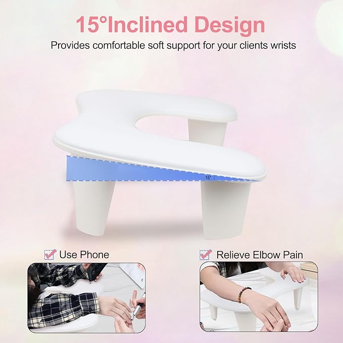 Arm rest for nails tech,u-shaped