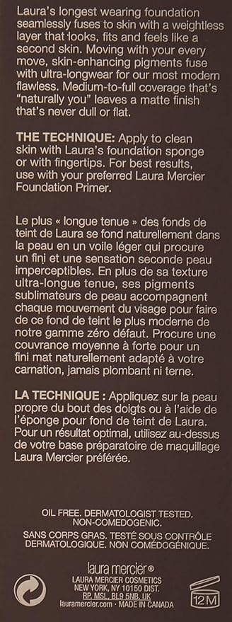 Laura Mercier Flawless fusion ultra-longwear foundation - butterscotch 1 oz