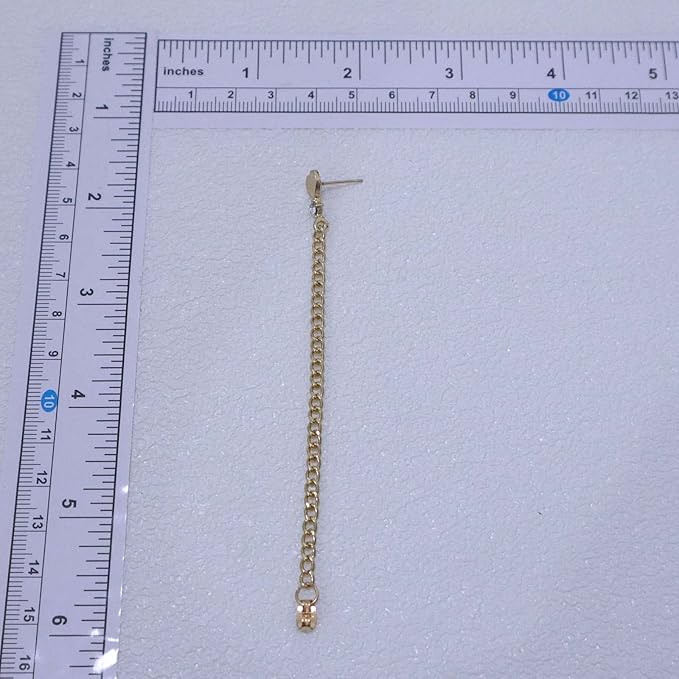 Heart Jacket Earring for Women Gold