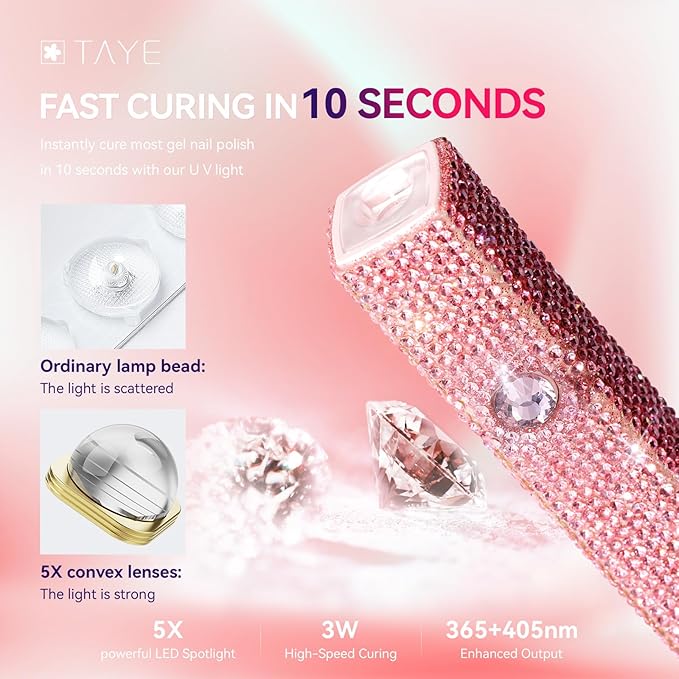Taye handheld uv nail lamp,