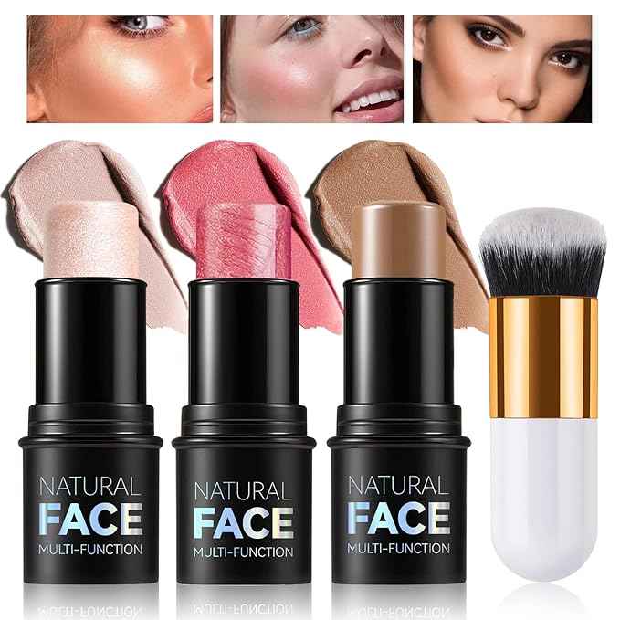 Highlighter Stick Cream Blush Stick Bronzer Contour Stick