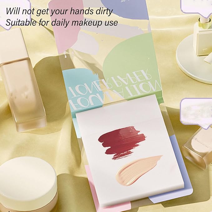 200 Sheets Nail Art Cosmetic Palette Paper Disposable