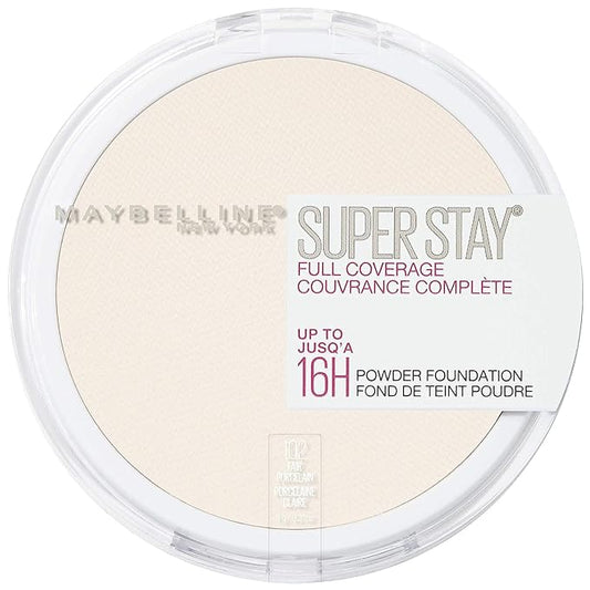 Maybelline Super Stay Full Coverage Powder Foundation Makeup, 1 Count