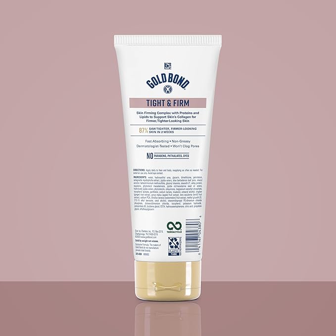 Gold Bond Age Renew Tight & Firm Body & Face Lotion with Proteins & Lipids, Skin Firming Lotion for Women & Men With Aging, Dry Skin, 8 oz.