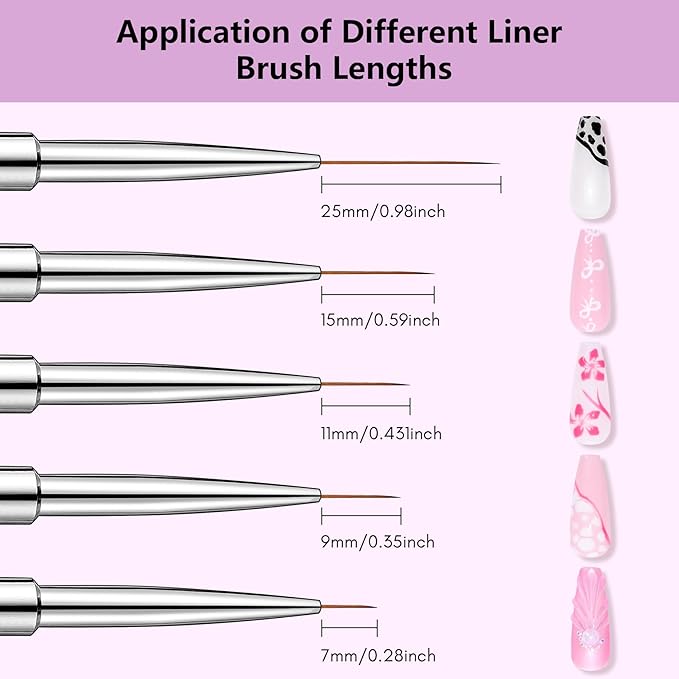 Makartt nail art brush set