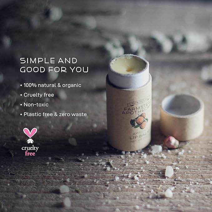 Farmstead Apothecary 100% Natural Lip Balm 0.2oz