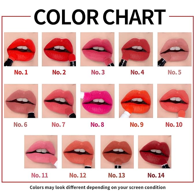 Long Lasting Lip Stain for Lips and Cheek Tint | High Pigment Color | lightweight Matte Finish | Weightless | Full Coverage | Twist Velvet Tint #9 (No.9)