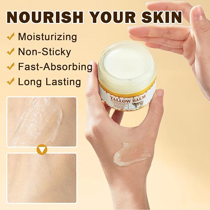 Beef Tallow and Honey Balm