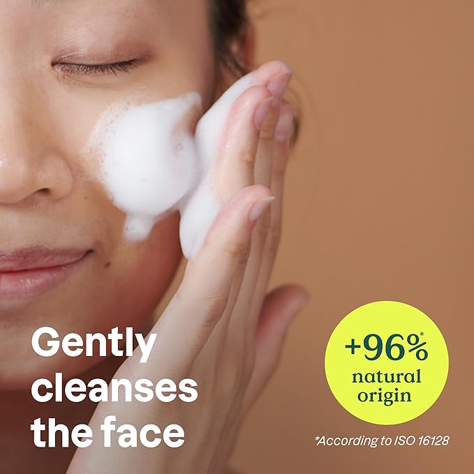 ATTITUDE Micellar Foaming Facial Cleanser, EWG Verified, Dermatologically Tested, Plant and Mineral-Based, Vegan, Lemon Leaves, 5 Fl Oz (Pack of 6)