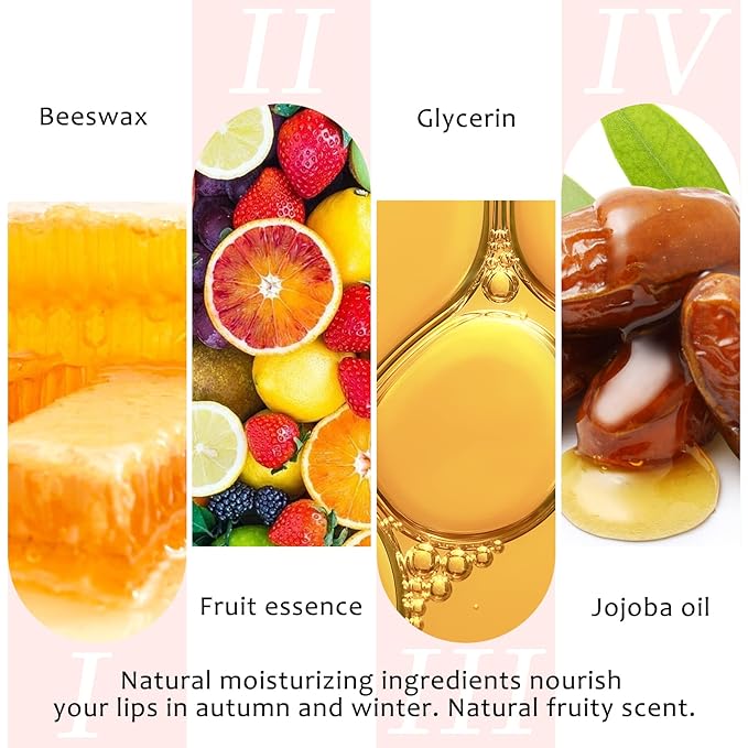 Tinted Lip Balm, Tinted Chapstick 2 0.16Oz,