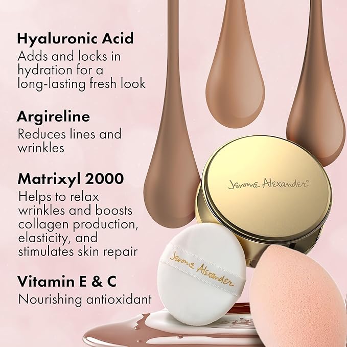 MagicMinerals AirCushion Foundation by Jerome Alexander, Cushion Foundation Coverage (Medium-Dark)