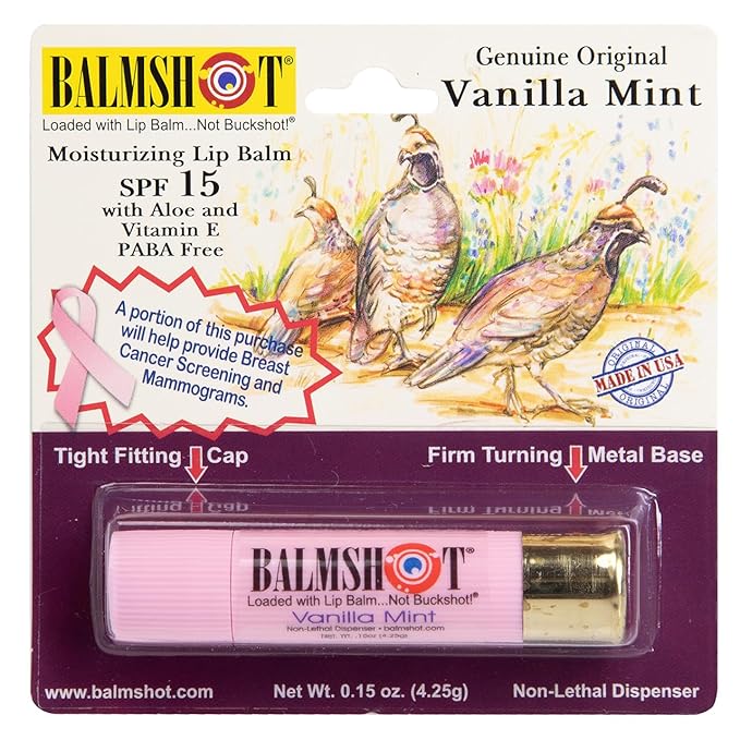 BALMSHOT Lip Balm Two Pack of Classic