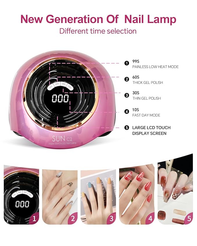 Uv led nail lamp, 288w
