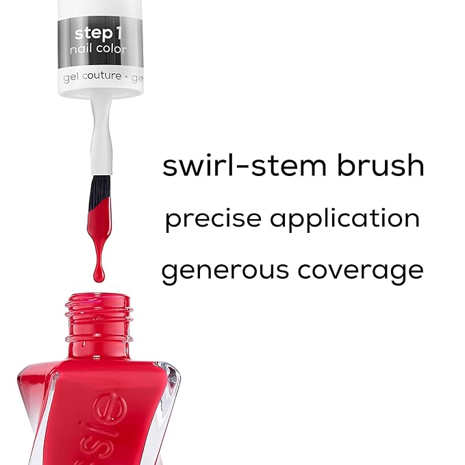 essie gel couture, Long-Lasting Nail Polish, Vegan, Be Dazzled, Green, Bling It, 0.46 fl oz