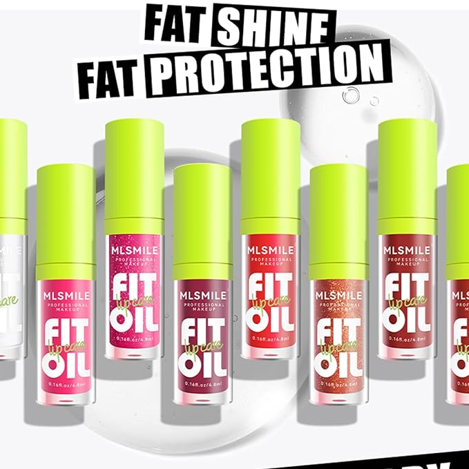 4 Colors Fat Oil Lip Gloss, Lip Oil Lip Glaze Hydrating Lip Glow Oil Big Brush Head Moisturizing Lip Gloss, Shiny Transparent Tinted Plumping Lip Oil Long Lasting Nourishing Non-sticky (03#)