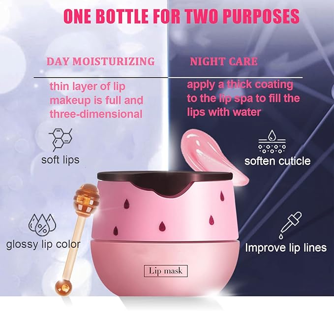 2 Pack Strawberry Lip Mask Strawberry Exfoliator