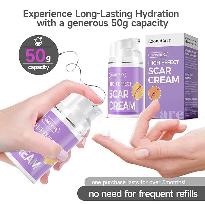 Advanced Scar Cream, 1.7 Oz(50ml) Large