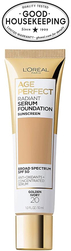 L'Oreal Paris Age Perfect Radiant Serum Foundation with 1 Ounce