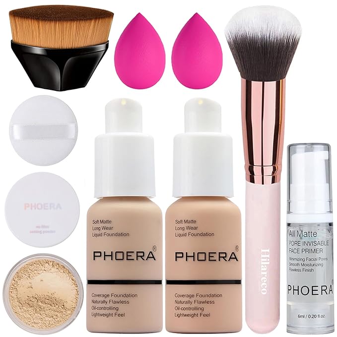 PHOERA Foundation, Full Coverage Foundation, PHOERA Primer, PHOERA