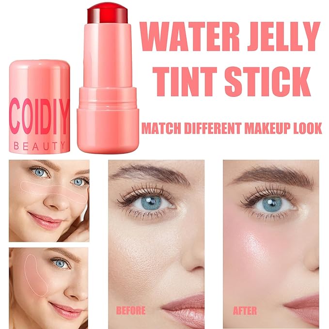 Milk Cooling Water Jelly Tint, Makeup Lip Tint Cooling