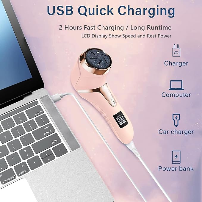 Electric callus remover for feet