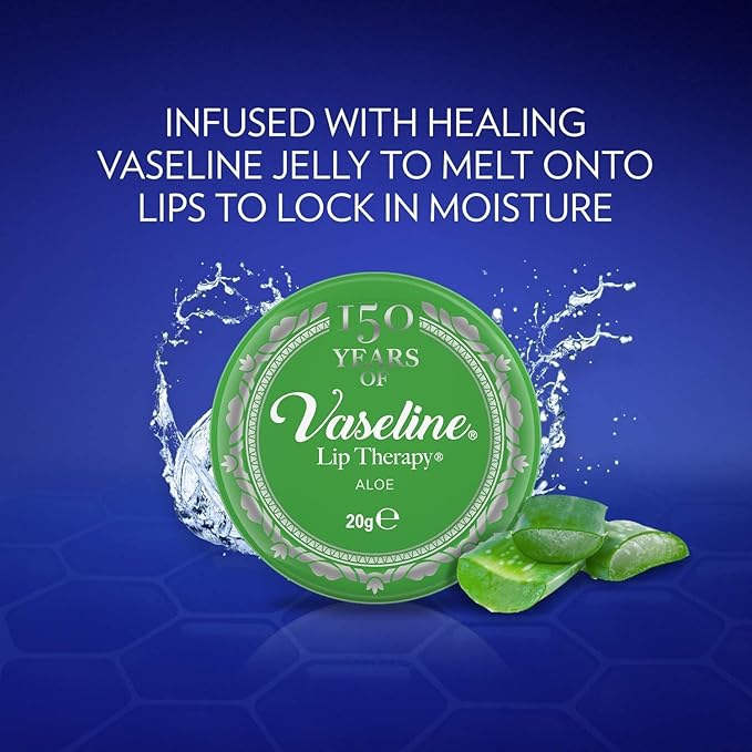 12 x Vaseline Lip Therapy Aloe 20g