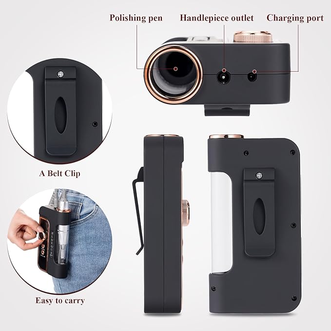 Rechargeable 35000rpm electric nail drill