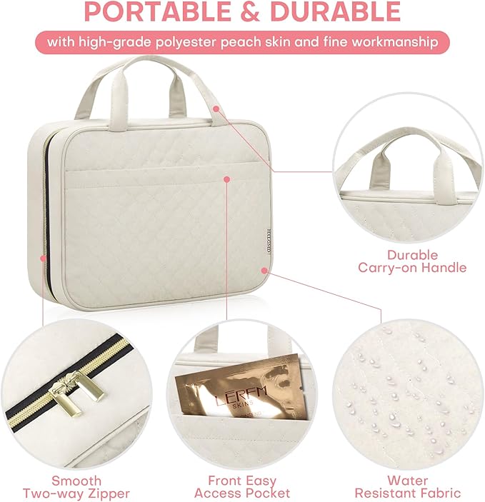 Travel toiletry bag for women,