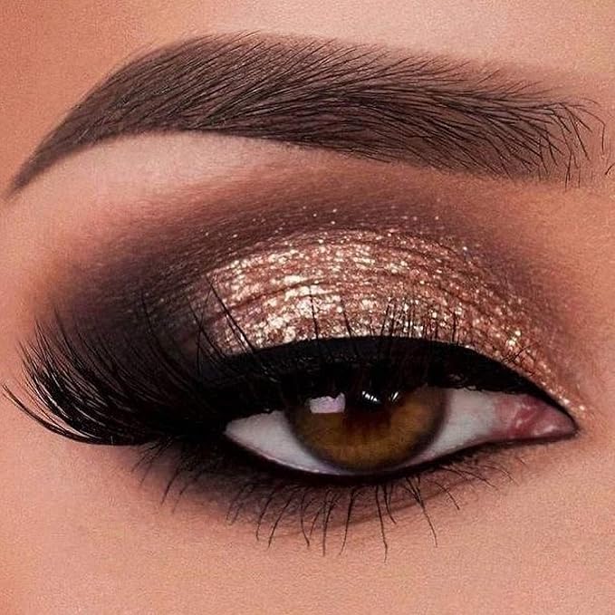 Paris Eyeshadow Highlight Palette Rosegold Shimmer Glitter Sparkle