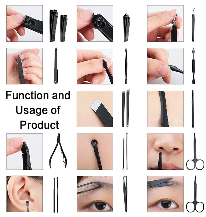 Manicure set, esarora 18 in