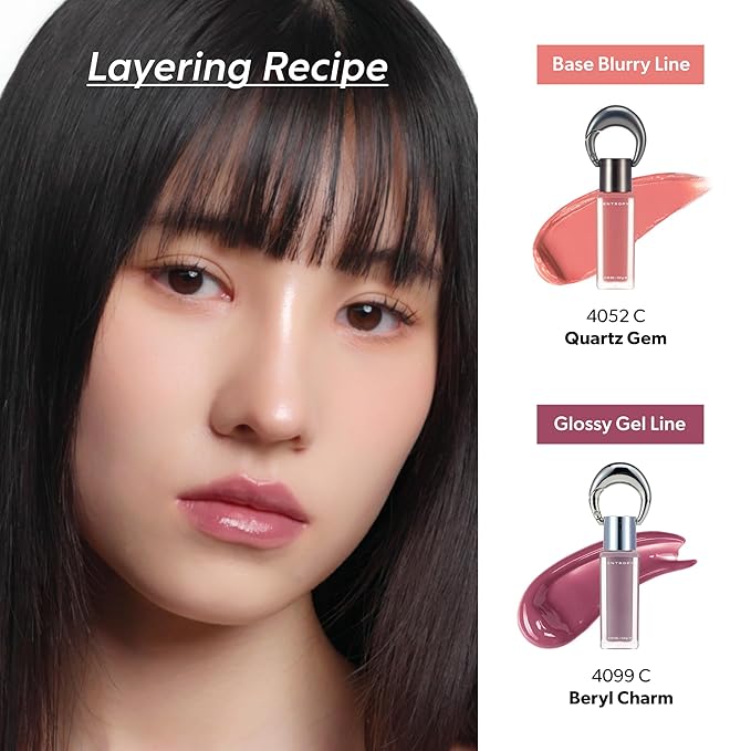 ENTROPY Makeup 2-in-1 Charm Shiny Glowy Lip & Cheek Gloss Tint Keychain, High Pigment Glossy Lip Color & Plumping Gloss, C4 Sun Stone Charm