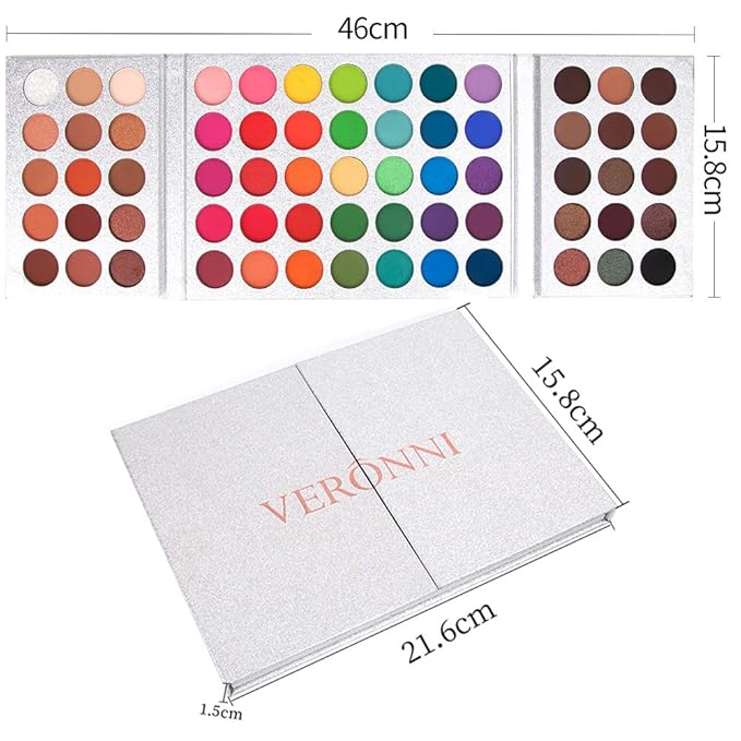 Eyeshadow Palette 65 Colors + 20pcs Makeup Brushes